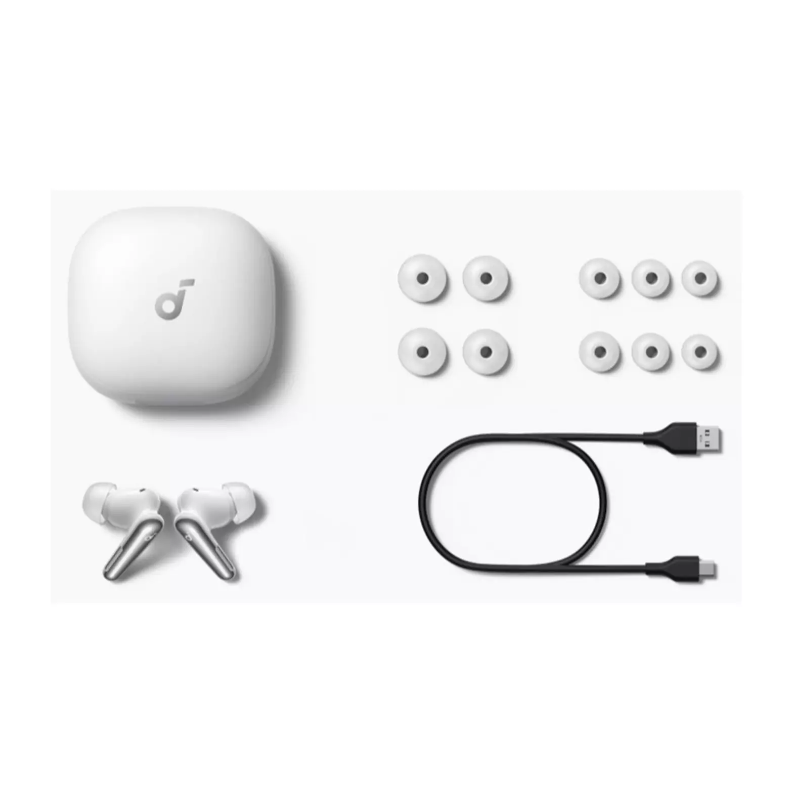 soundcoreLiberty4 Pro 白 Soundcore Liberty 4 Pro True Wireless Earbuds White | EE