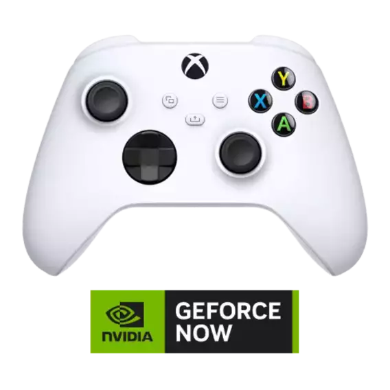 Xbox Series X S White Controller with GeForce Now Priority White EE