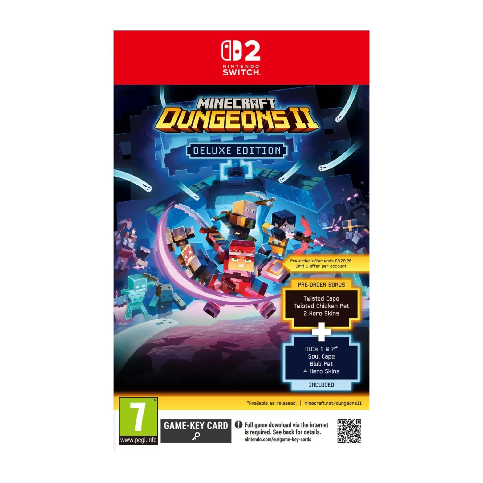 Minecraft Dungeons 2 Deluxe - Nintendo Switch 2