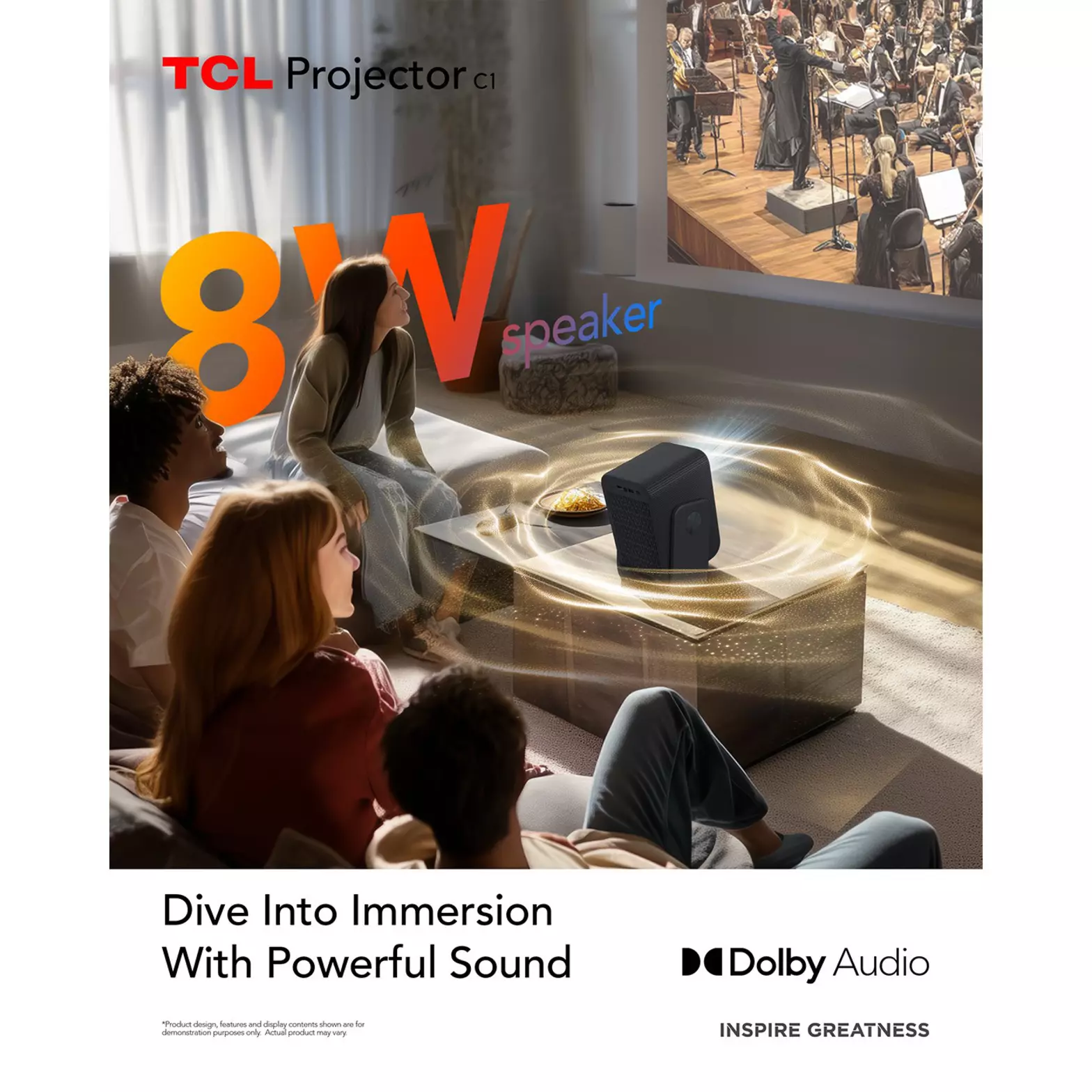 TCL Smart Projector C1 Grey | EE
