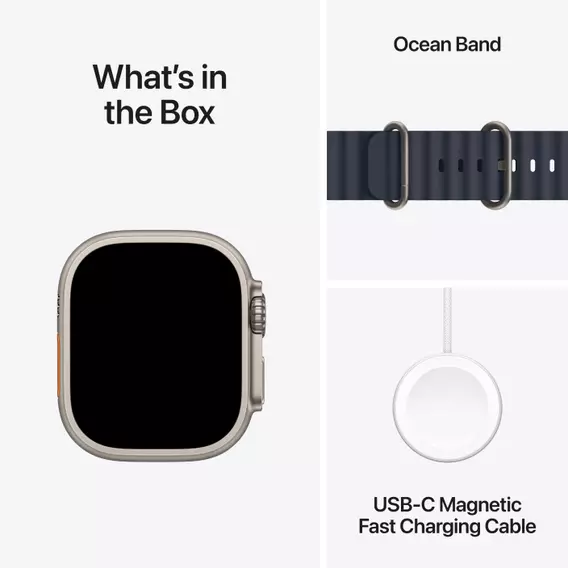 Apple Watch Ultra 2 Titanium Case SIM Free with Ocean Band EE