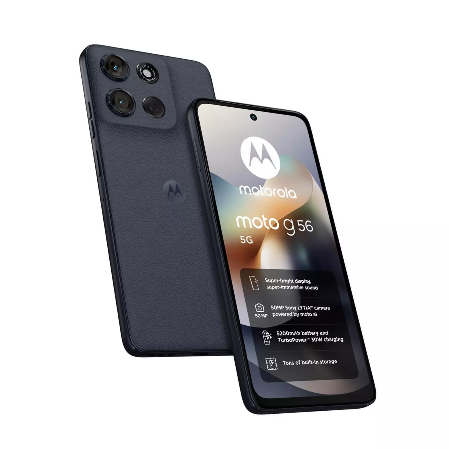 Motorola Moto G56 5G SIM-free PANTONE Black Oyster | EE