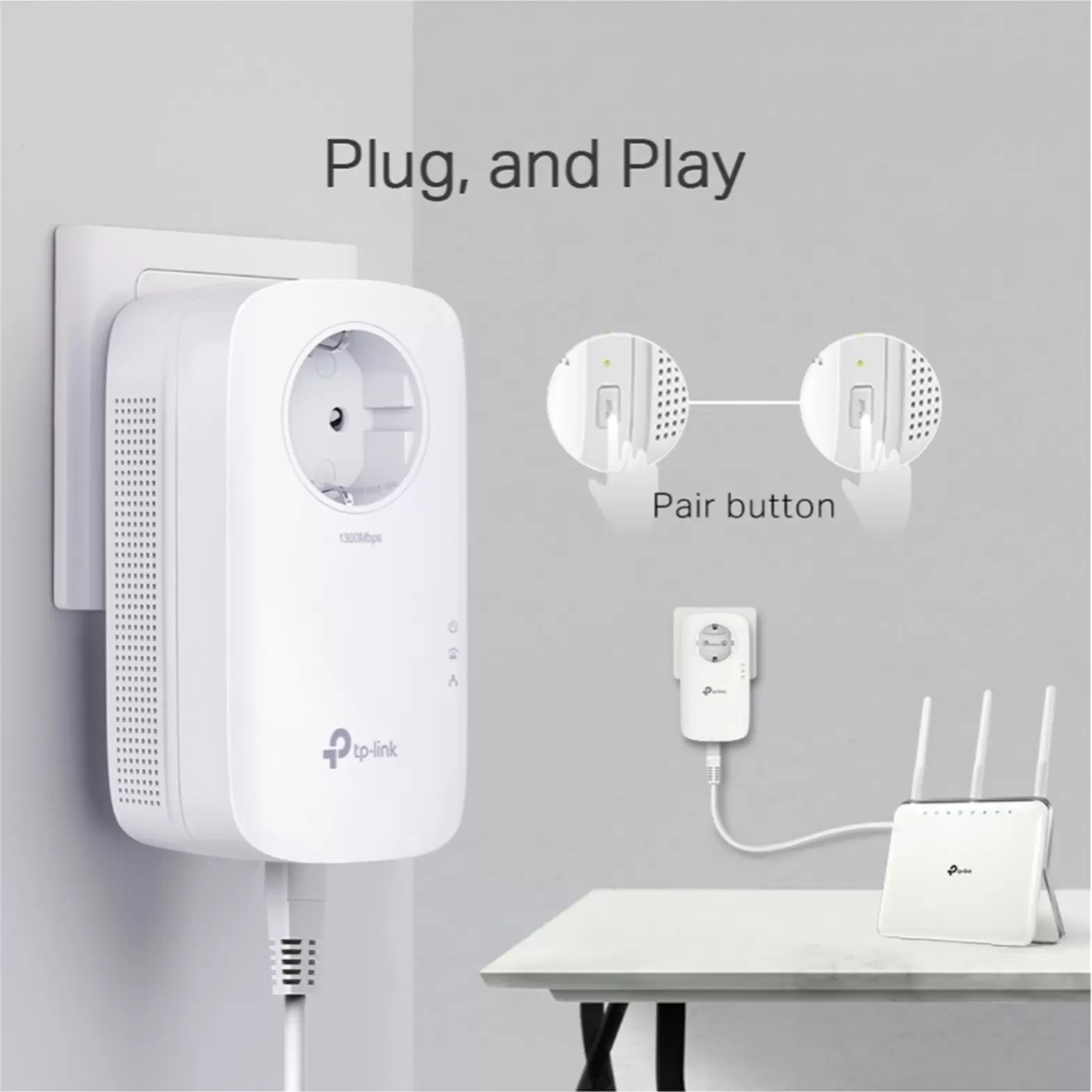 TP-Link TL-PA8010P Gigabit Powerline Starter Kit White | EE