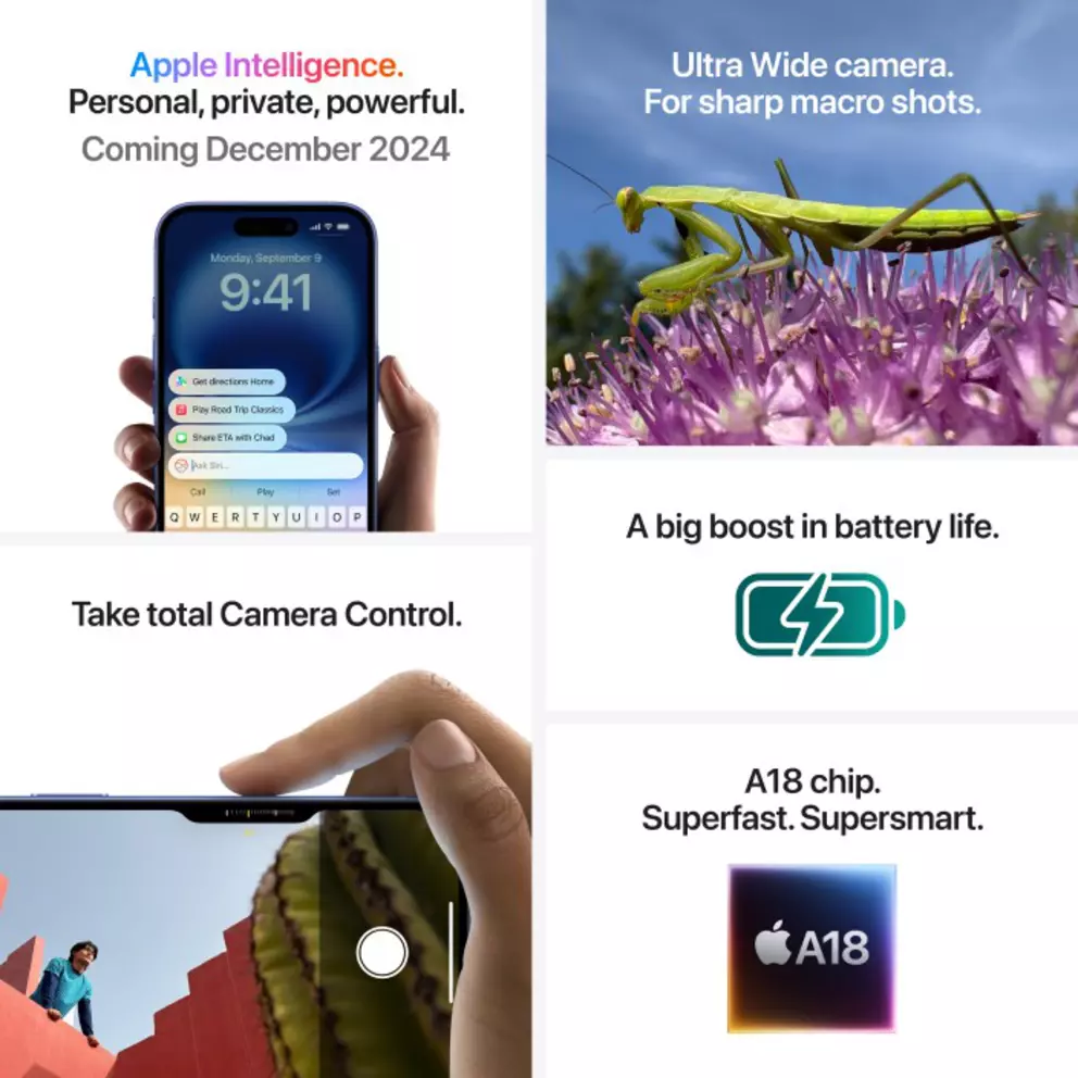 Buy iPhone 16 SIM Free Handset Only | EE